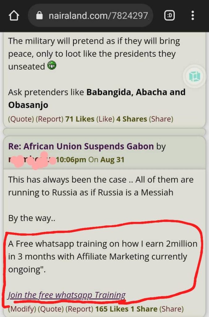 How I make over 300k with affiliate marketing in Nigeria