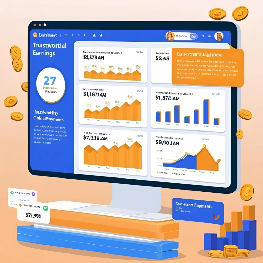 Payment proof from legitimate online business that pays daily