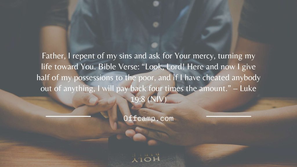 Person praying deliverance prayer points for spiritual freedom