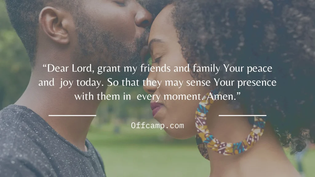 Spiritual good morning prayer card for romantic partner