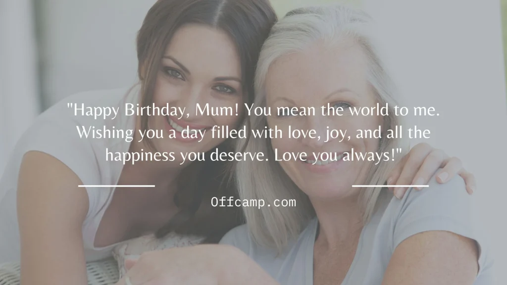 Woman praying with birthday prayer for my mother card