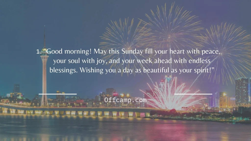 First Sunday of the Month Prayer for a Blessed Start