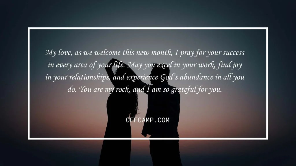 Happy new month Wishes to my love