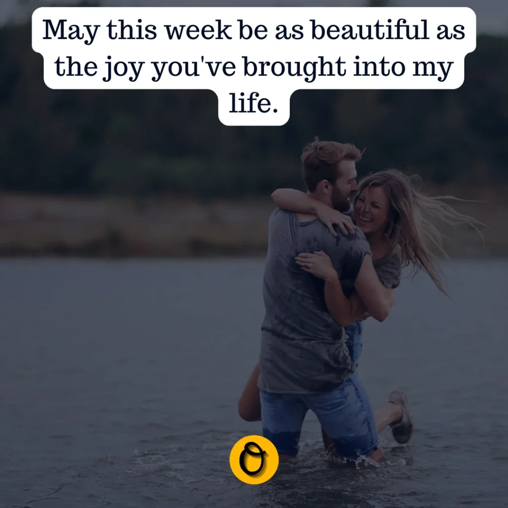Love letter containing new week prayer blessings