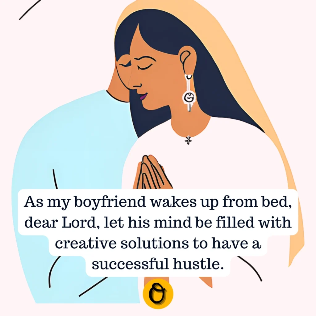 Short prayers for boyfriend hustle success and prosperity