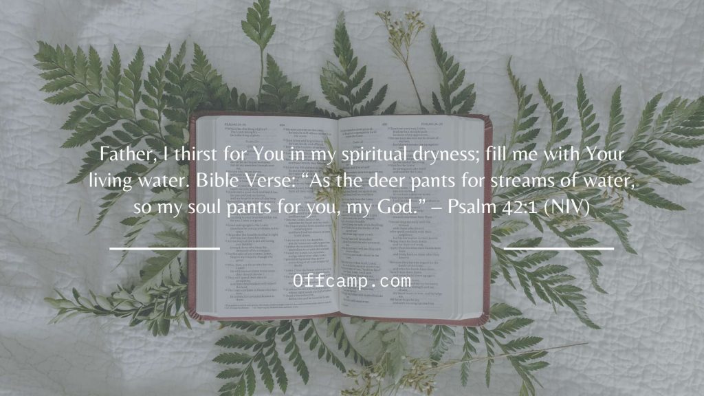 Open Bible highlighting deliverance prayer points scriptures