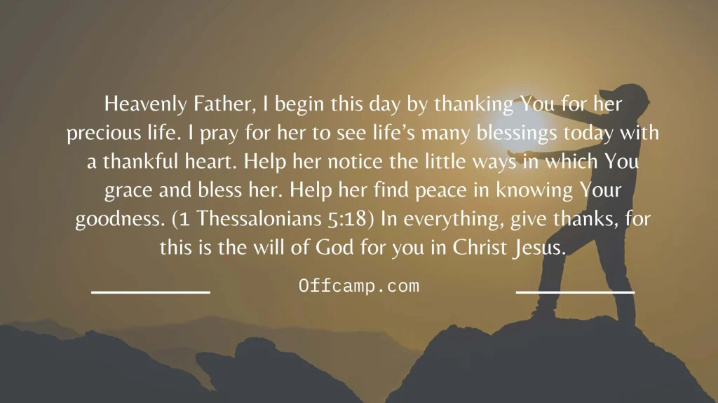 Sweet and heartfelt morning prayer messages for her