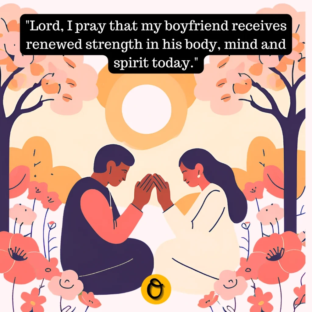 Prayer for my boyfriend's success in career and life