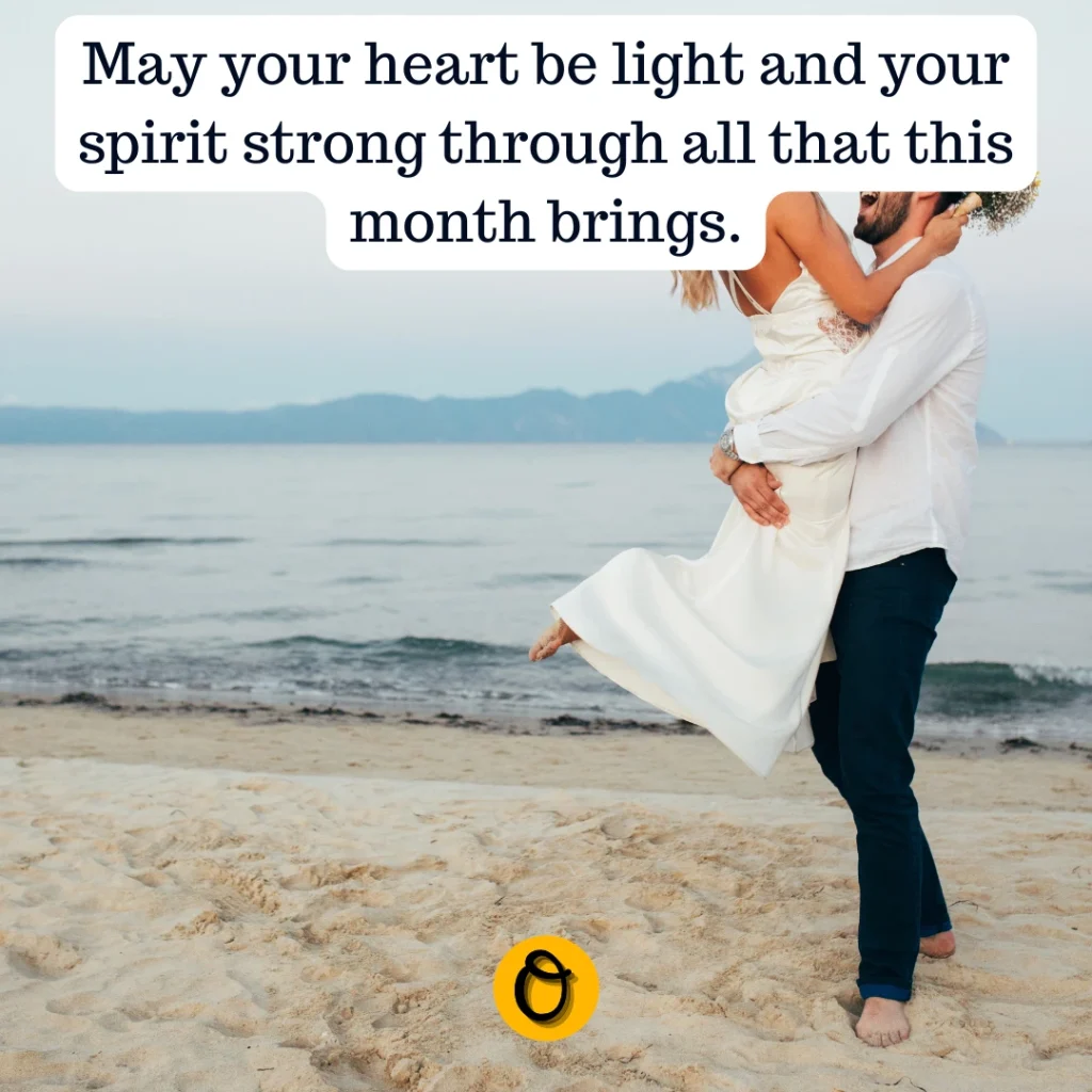 Happy new month prayer for my love with flowers