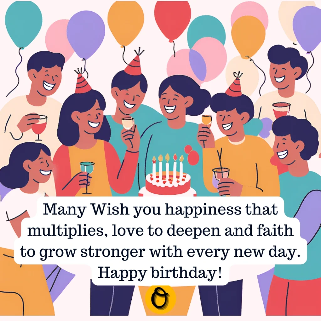 Short prayer for birthday celebrant written in greeting card