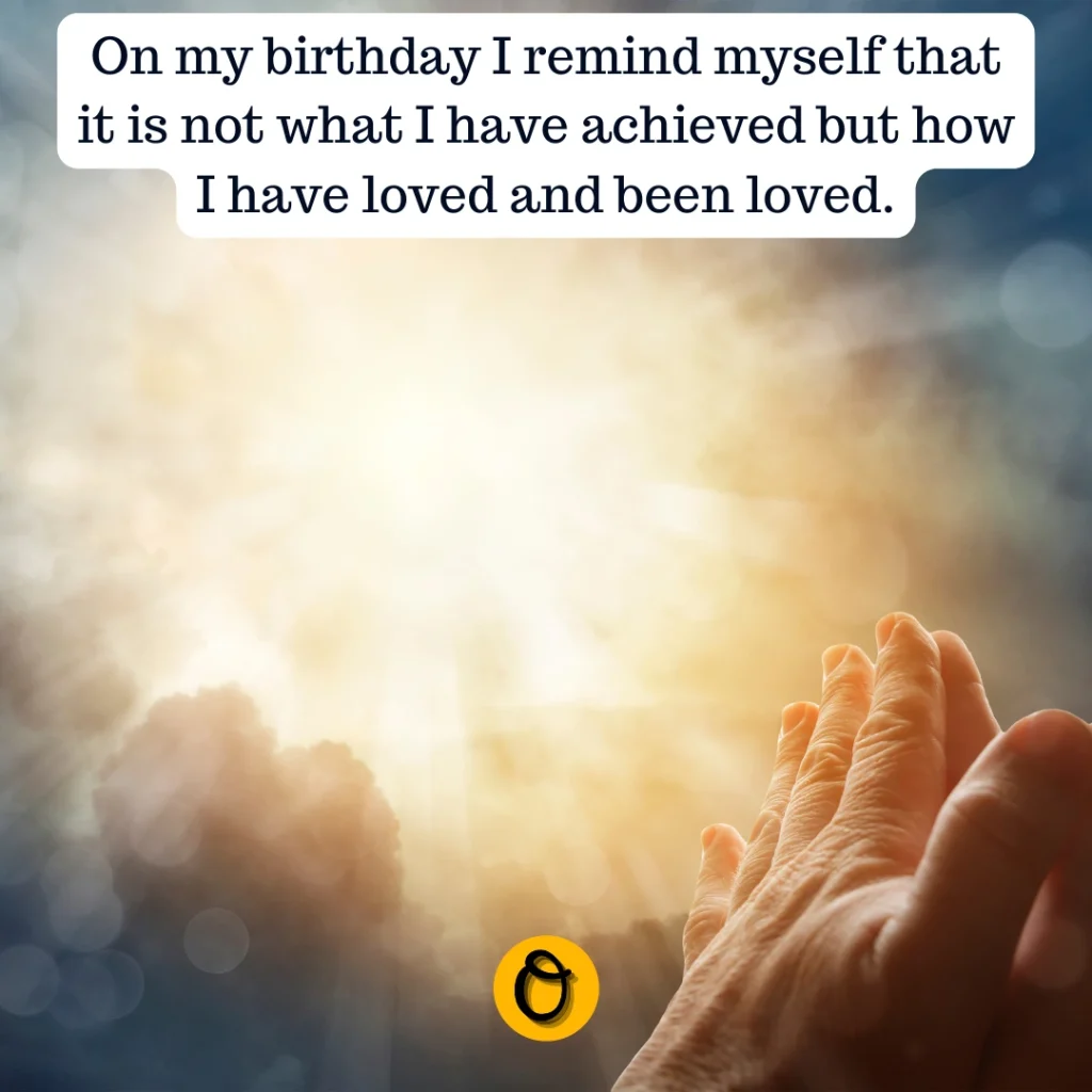 Peaceful meditation scene for birthday prayer for myself practice