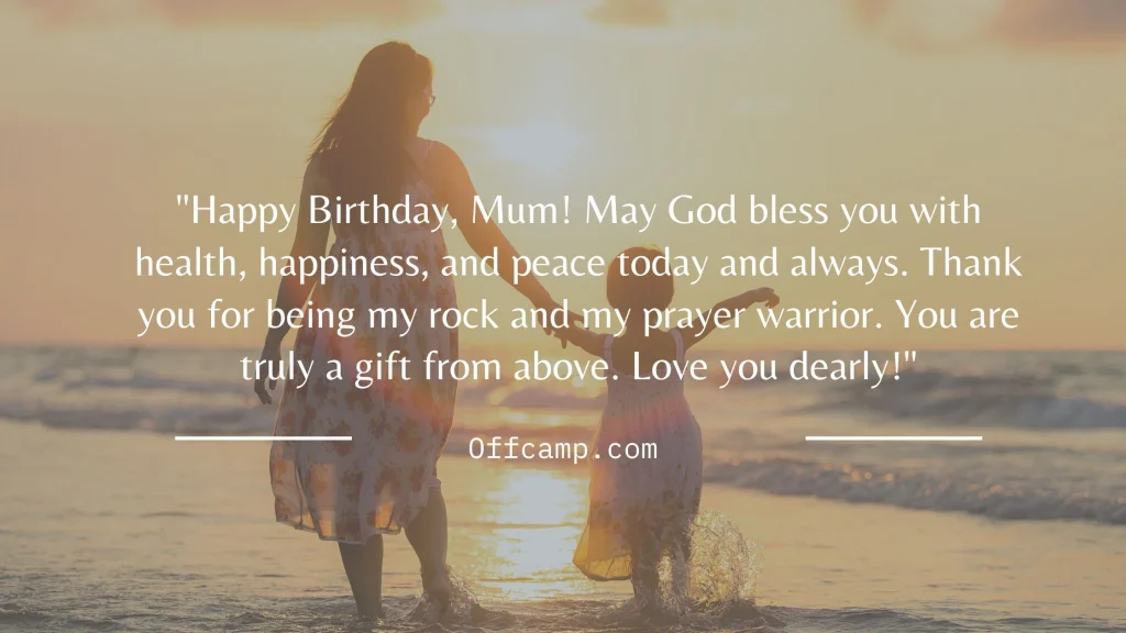 Mother and daughter embracing after spiritual birthday prayer