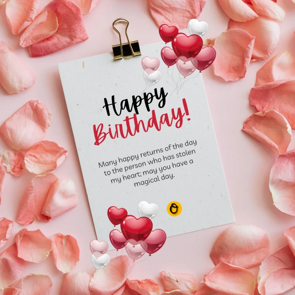 heart touching birthday wishes for love copy paste with emojis