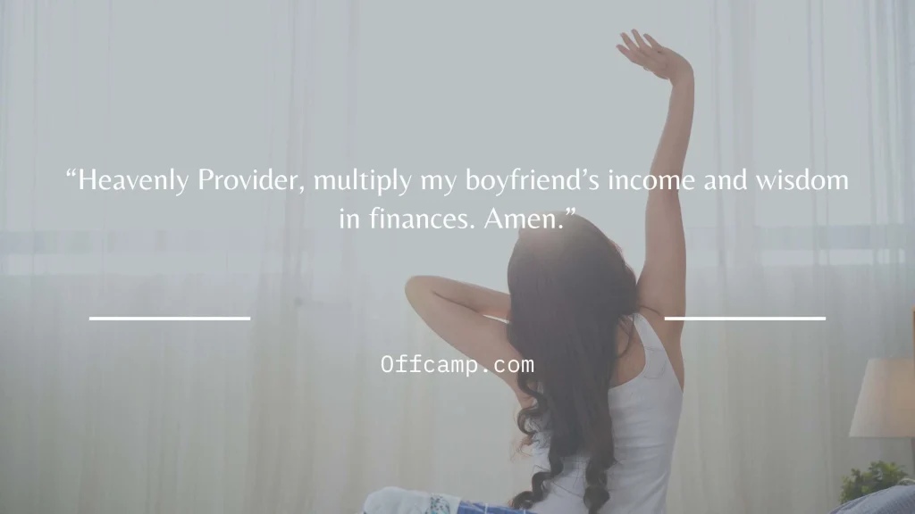 Morning prayer for my boyfriend ideas for success