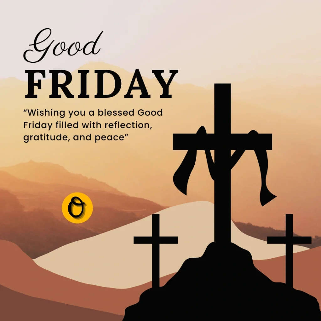 Digital Good Friday wishes for social media sharing