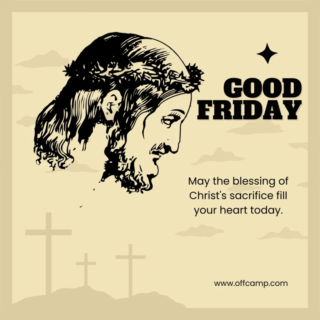 Good Friday morning wishes with prayer hands