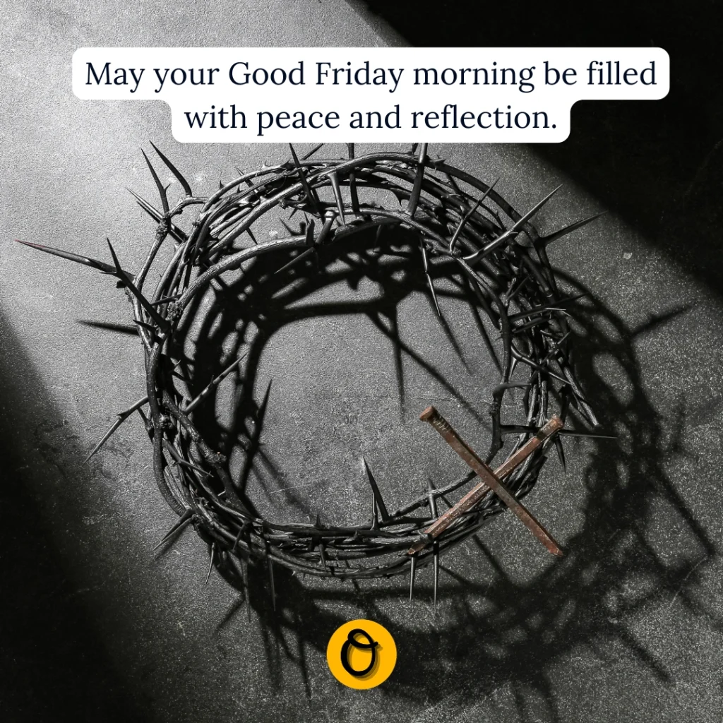 Good Friday wishes image with scriptural reference