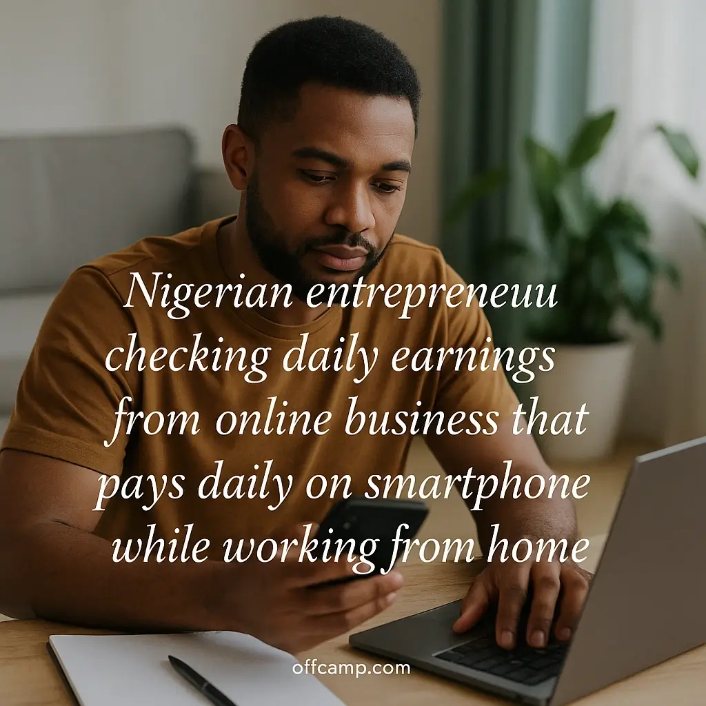 Chart showing growth potential of various online business that pays daily options in Nigeria with income projections
