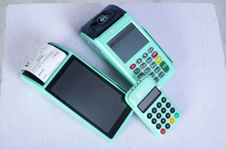 OPay mini POS terminal with price tag Nigeria