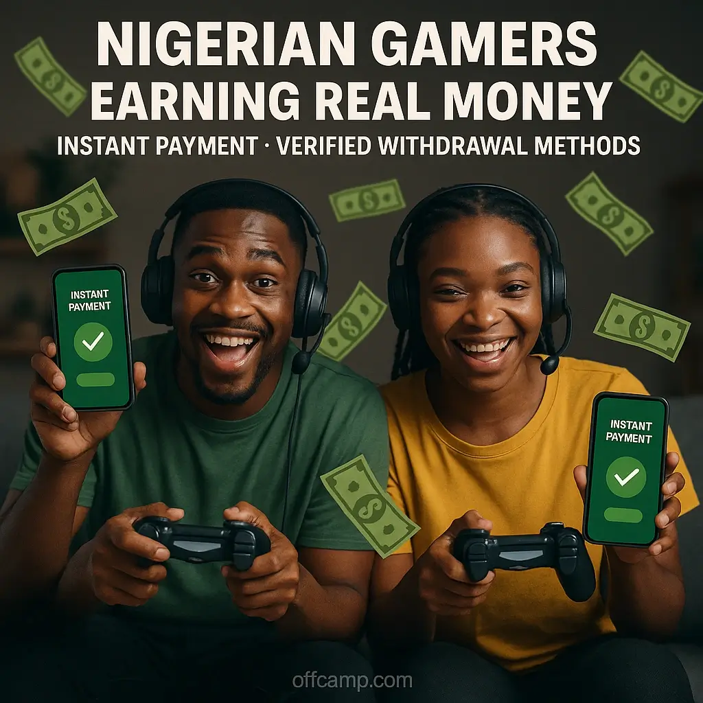 Nigerian gamers earning real money from instant payment games with verified withdrawal methods