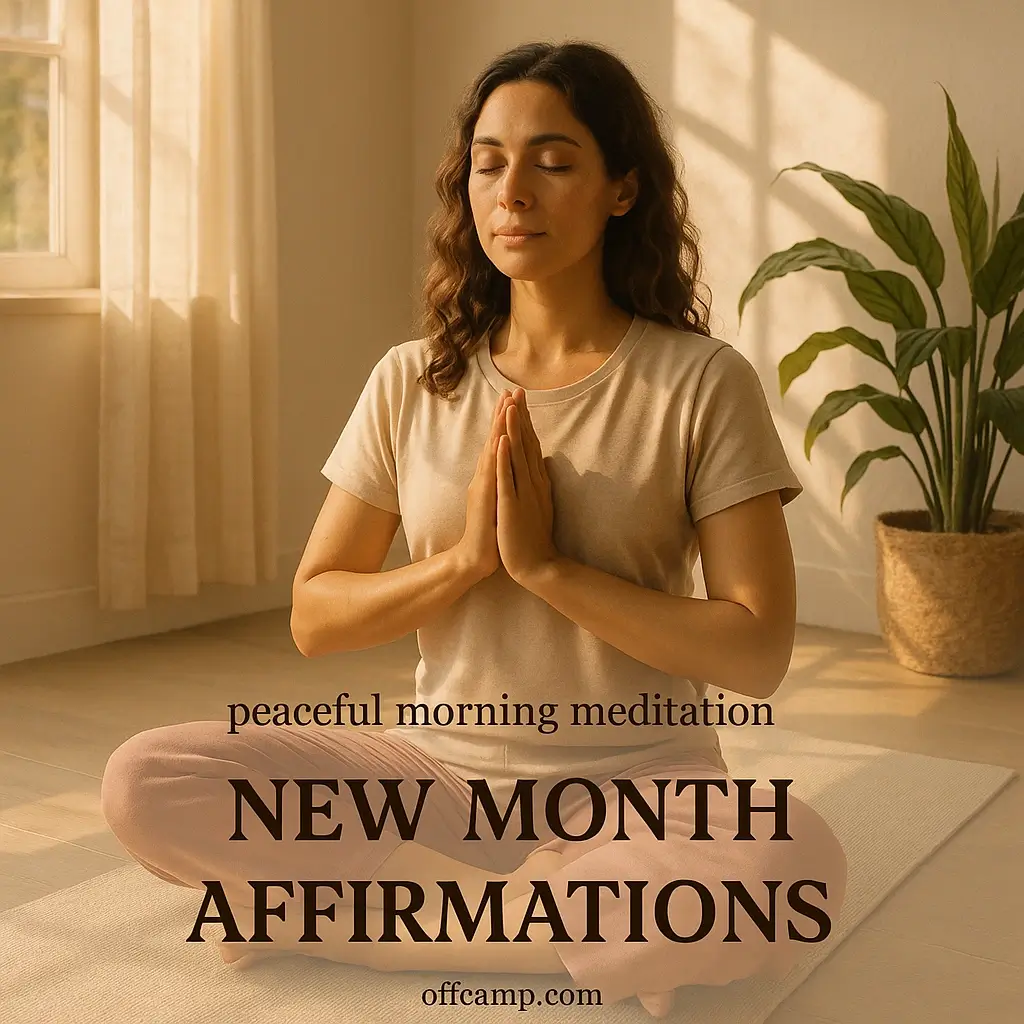 Beautiful sunrise view representing fresh start with new month affirmations practice