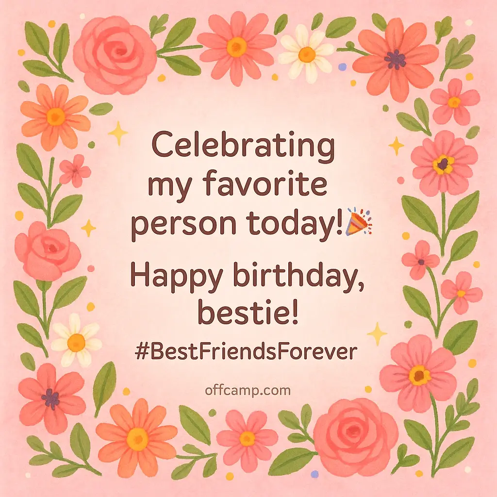 perfect social media birthday wish for your friend