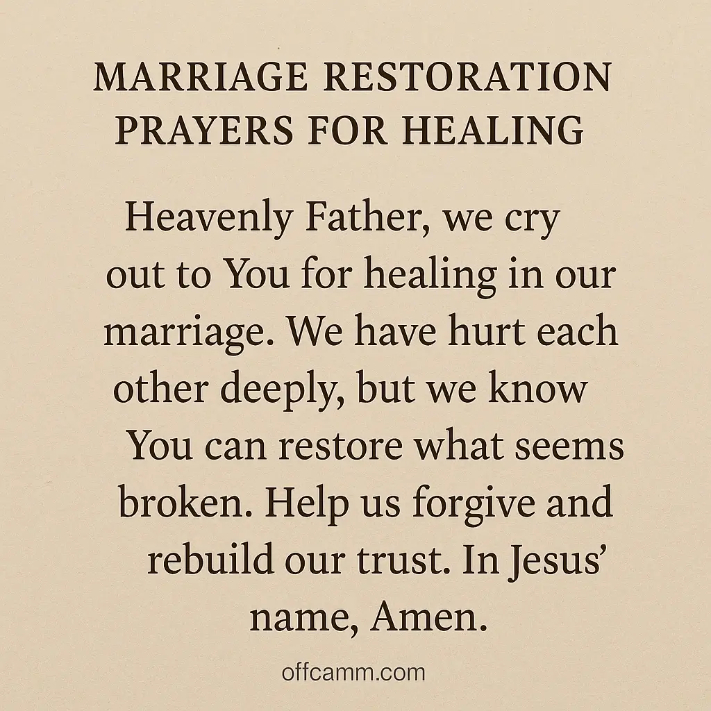 Marriage Prayers for Stronger Bond
