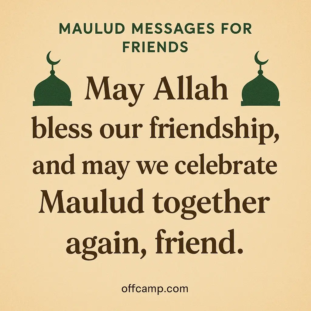 Maulud Messages for Family