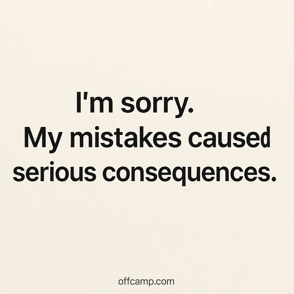 Messages for Breaking Trust and Promises