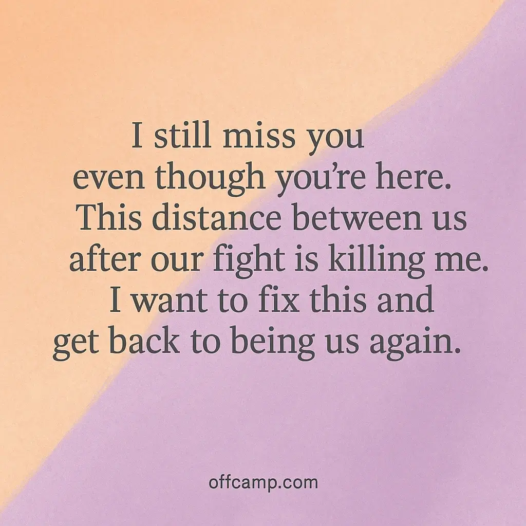 Sample text messages for healing and rebuilding relationship after argument