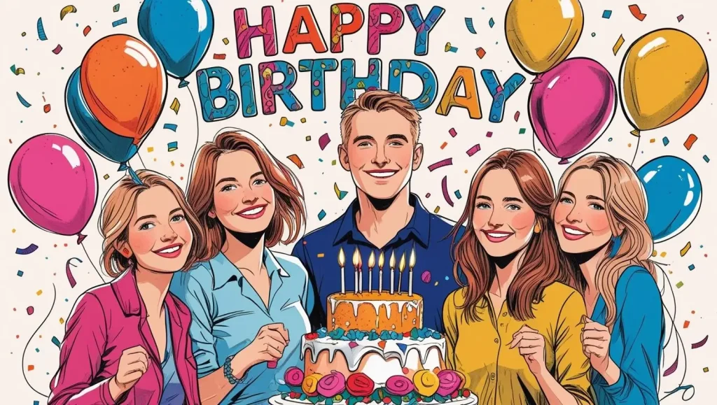 Simple Happy Birthday Wishes to My Group